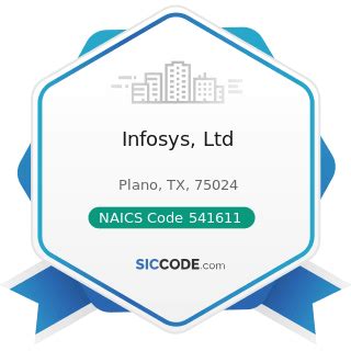 infosys limited naics code