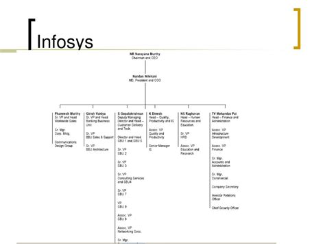 infosys organizational structure chart
