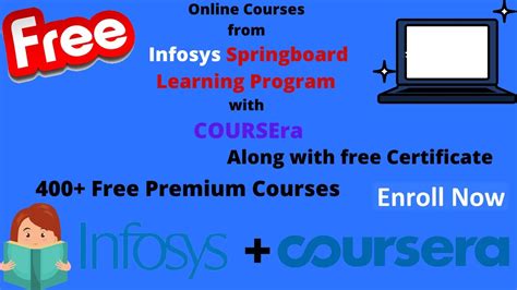 infosys springboard coursera courses