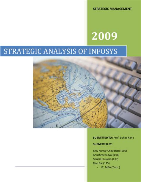 infosys strategic management analysis report