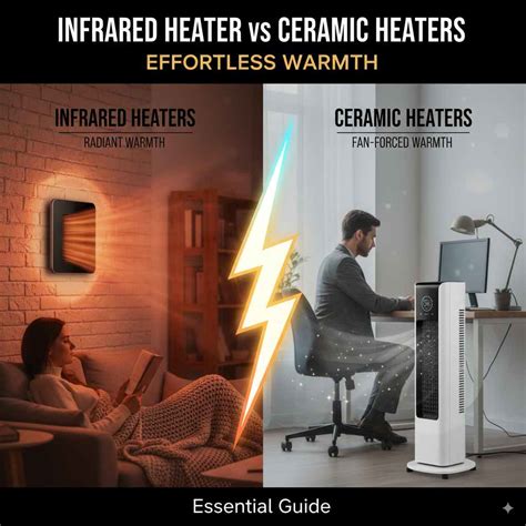 infrared versus ceramic heaters