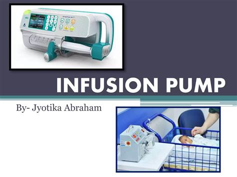 Infusion Pump Ppt