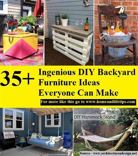 20+ Best DIY Outdoor Furniture Ideas You Can Put In Garden Outdoor