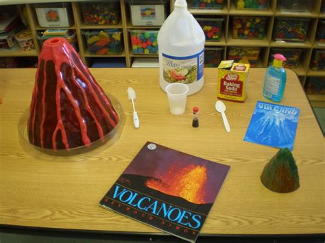 ingredients for a volcano project