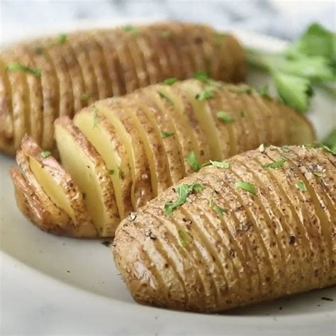 Ingredients for Basic Hasselback Potatoes
