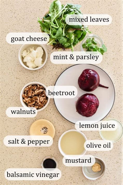 Ingredients for Cooking Beetroots