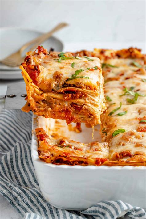 ingredients for vegan lasagna