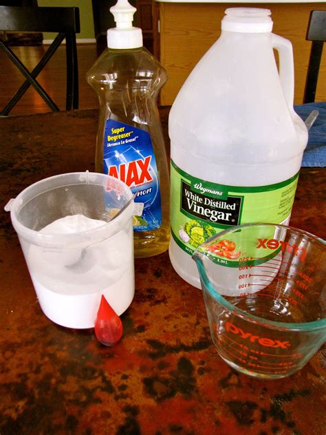 ingredients for volcano experiment