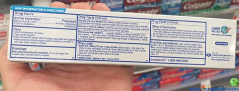Ingredients In Toothpaste Colgate