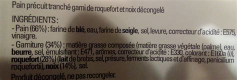 Ingrédients du préfou