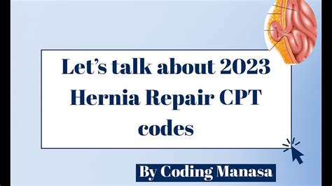 inguinal hernia repair cpt code