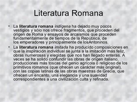 inicio de la literatura romana