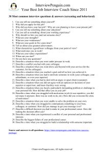 initial interview questions tagalog