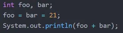 initialize multiple variables in java
