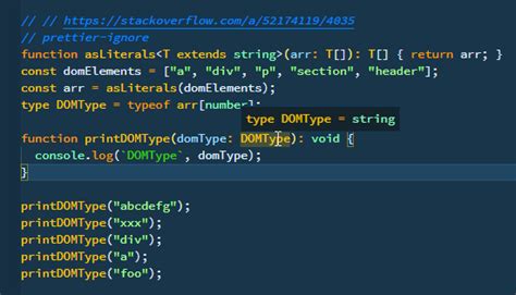 initialize string array in typescript