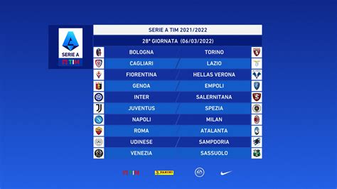 inizio campionato serie a 2021 2022