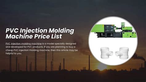 Injection Molding Machine Price List