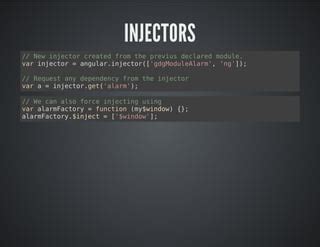 Injector Angular Js
