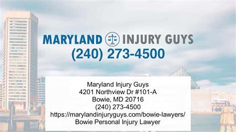 injury attorney bowie maryland