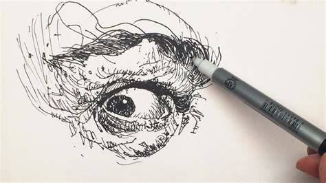Ink drawing
