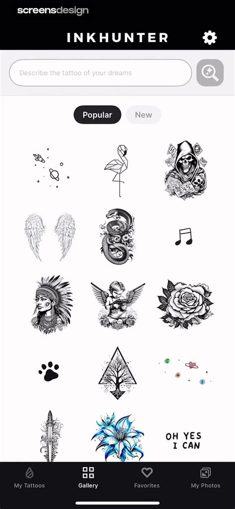 Inkhunter  Ai Tattoo Designs