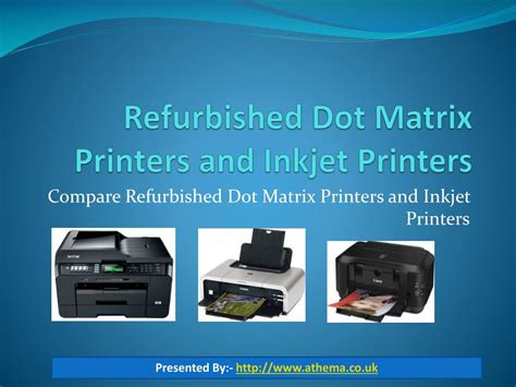 Inkjet Vs Dot Matrix