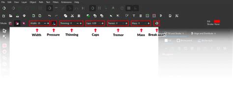 Inkscape Eraser Is Red