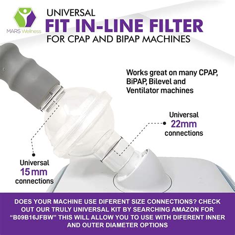 Inline Cpap Hose Filter