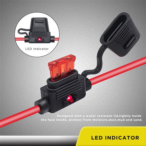 Inline Fuse Holder With Led Indicator