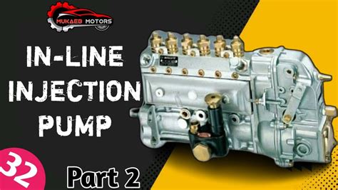 Inline Injection Pump Operation