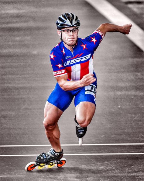 Inline Roller Speed Skater