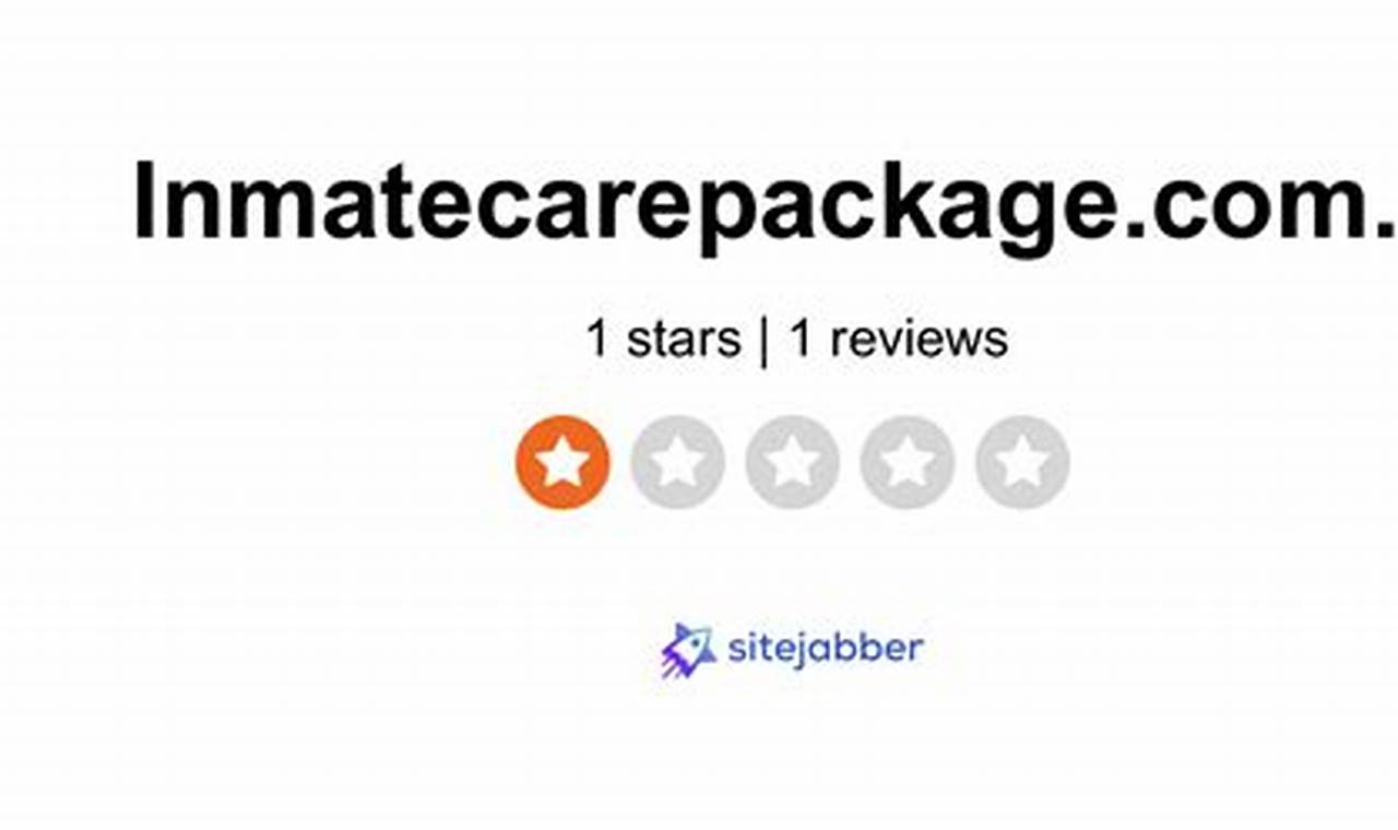 inmate care package.net reviews