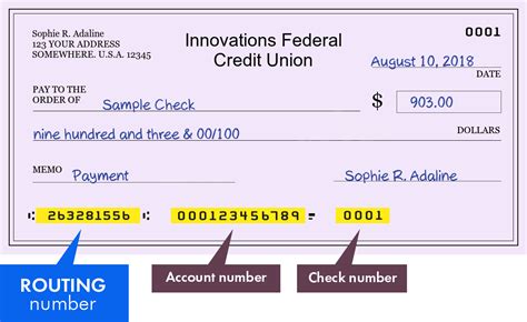 innovations fcu routing