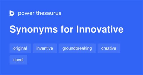 innovative synonym