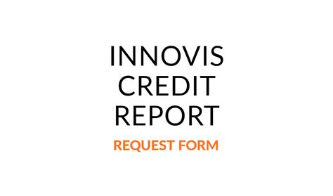 innovis report by mail