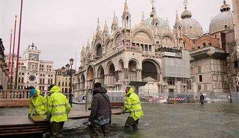 Inondation Venise 2018 s à La Place SaintMarc Est Fermée