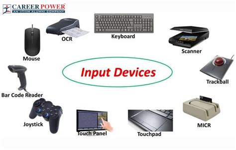Input Devices Examples And Their Functions