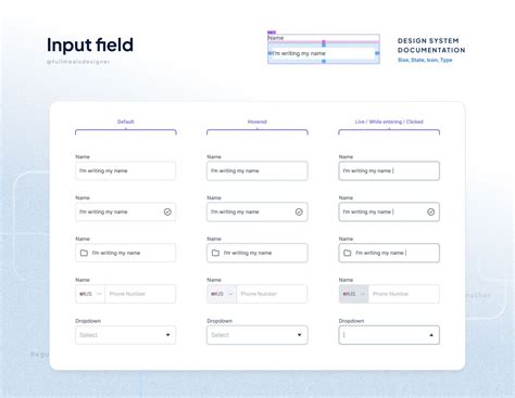 Input Field In French