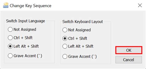 input language keyboard shortcut