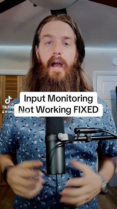 Input Monitoring Not Working Logic