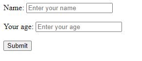 Input Placeholder Default Value