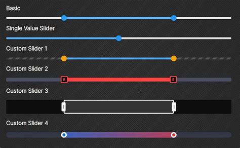 Input Slider Range Javascript