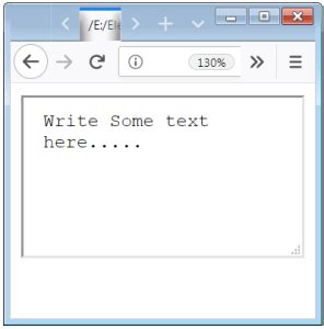 input type textarea in html form