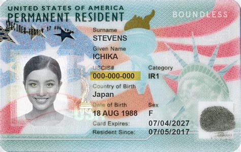 ins i-551 resident alien card