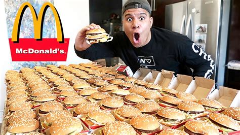 insane 100 big mac challenge