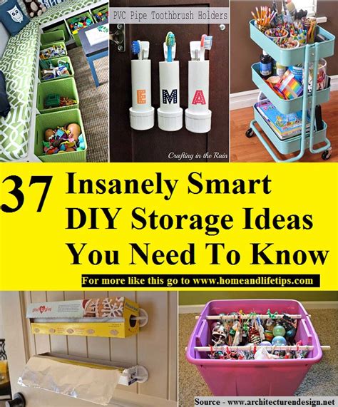 37 Insanely Smart DIY Storage Ideas You Need To Know Architecture