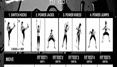 Insanity Workout Schedule Download Printable PDF Templateroller in