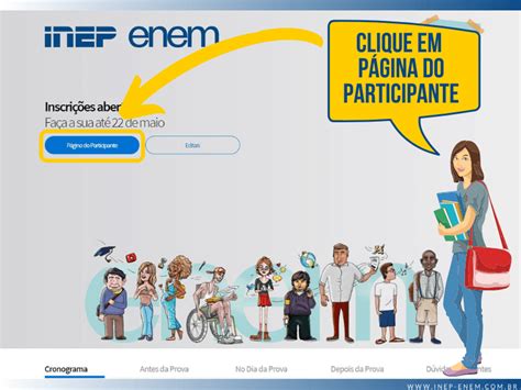 inscrição enem 2023 inep passo a passo