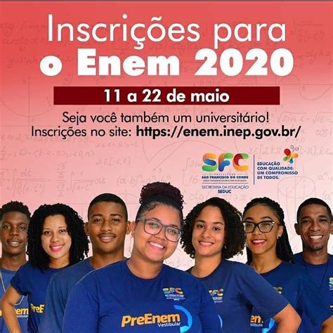 inscrições para o enem 2020