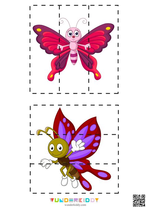 Insect Bug Puzzle Printable